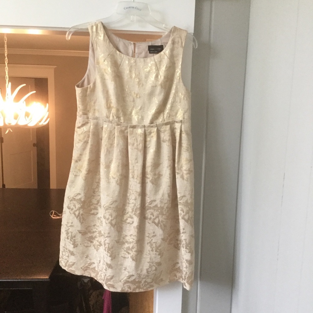 Max & Cleo gold dress